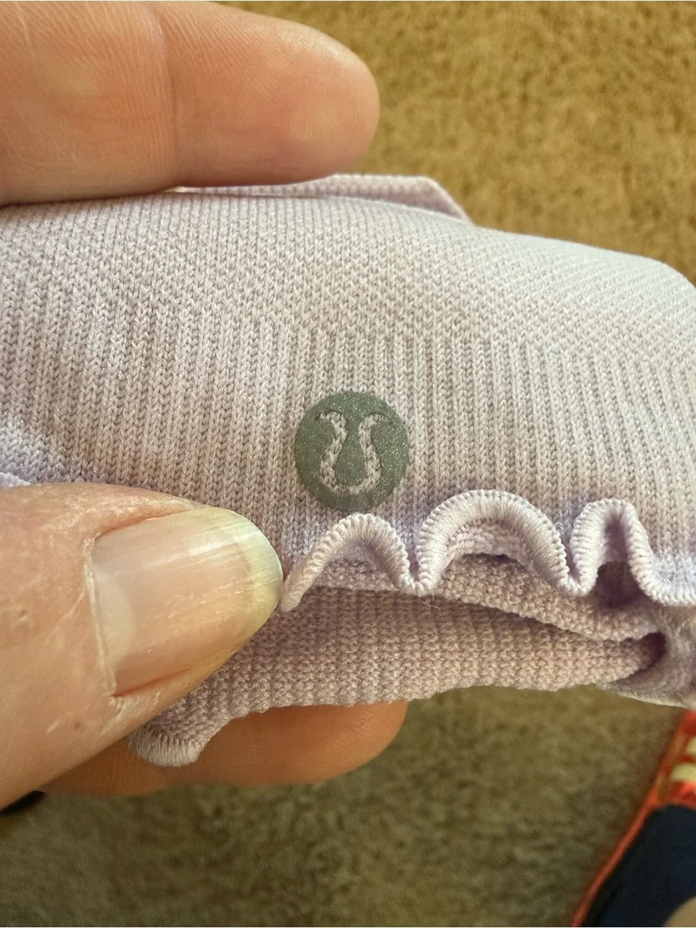 Power Stride Ankle Socks - Lavender (M)